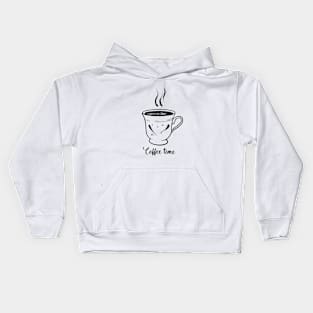 Coffee time Kids Hoodie